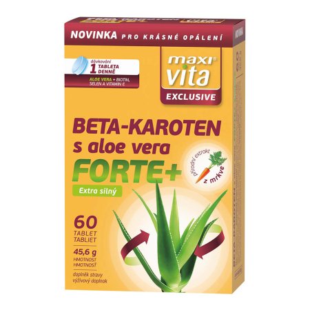 Vitar Maxi Vita Exclusive Beta-karotén s aloe forte + 60 tabliet