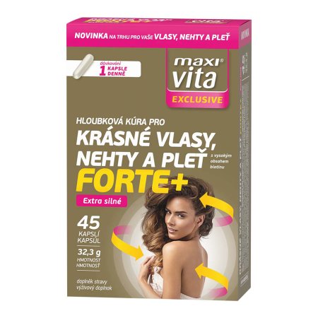 Vitar Maxi Vita Exclusive Krásne vlasy forte+ 45 kapsúl