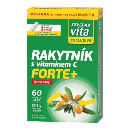 Vitar Maxi Vita Exclusive Rakytník forte+ 60 kapsúl