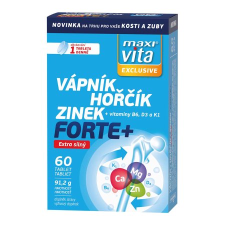 Vitar Maxi Vita Exclusive Ca+Mg+Zn forte+ 60 tabliet