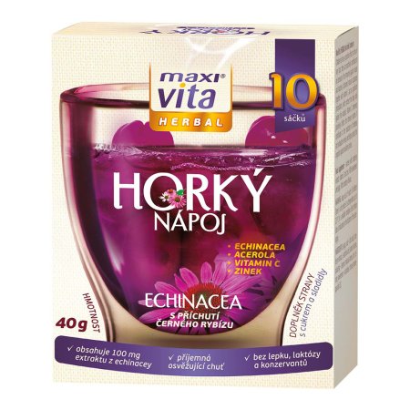 Vitar Maxi Vita Herbal Horúci nápoj Echinacea 10 sáčkov