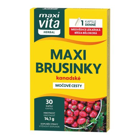 Vitar Maxi Vita Herbal Maxi brusnice kanadské 30 kapsúl