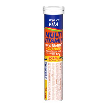 Vitar Maxi Vita Multivitamín + guarana 20 + 4 tablety