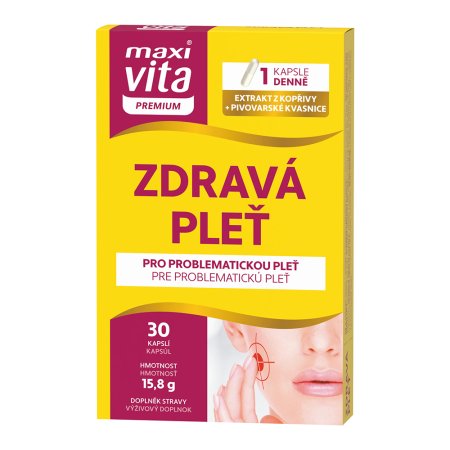 Vitar Maxi Vita Premium Zdravá pleť 30 kapsúl