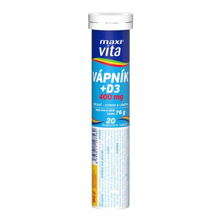 Vitar Maxi Vita Vápnik + vitamín D 20 tabliet