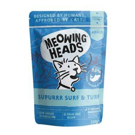 MEOWING HEADS Surf & Turf vrecko 100g (EXPIRÁCIA 06/2024)