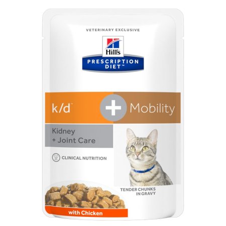 Hill’s Prescription Diet Feline k/d+Mobility 12 x 85 g (EXPIRÁCIA 06/2024)