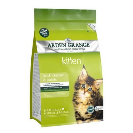 Arden Grange Kitten s čerstvým Chicken & Potato grain free 2 kg (EXPIRÁCIA 07/2024)