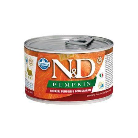 N&D DOG PUMPKIN Adult Chicken & Pomegranate Mini 140g (EXPIRÁCIA 07/2024)