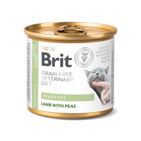 Brit VD Cat GF konzerva Diabetes 200g (EXPIRÁCIA 07/2024)