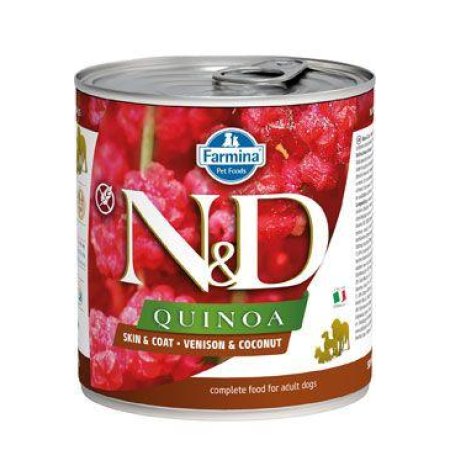 N&D DOG QUINOA Adult Venison & Coconut 285g (EXPIRÁCIA 07/2024)