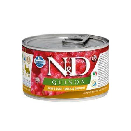 N&D DOG QUINOA Adult Quail & Coconut Mini 140g (EXPIRÁCIA 07/2024)