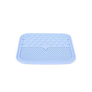 Lízacia podložka pre psov SILICONE modrá L Zolux