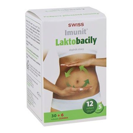 Swiss Laktobacily Imunit tob 30+6 zadarmo