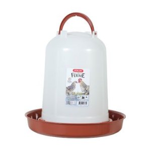 Žľab pitný pre hydinu 8l červená Zolux