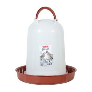 Žľab pitný pre hydinu 10l červená Zolux