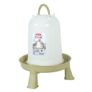 Žľab pitný pre hydinu stojacu 5l zelená Zolux