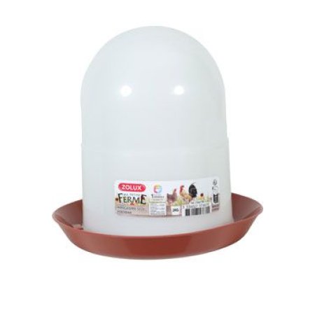 Kŕmidlo pre hydinu SILO 2kg červená Zolux