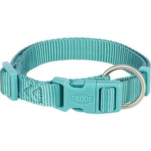 Trixie Nylonový obojok PREMIUM, aqua 22-35/10mm