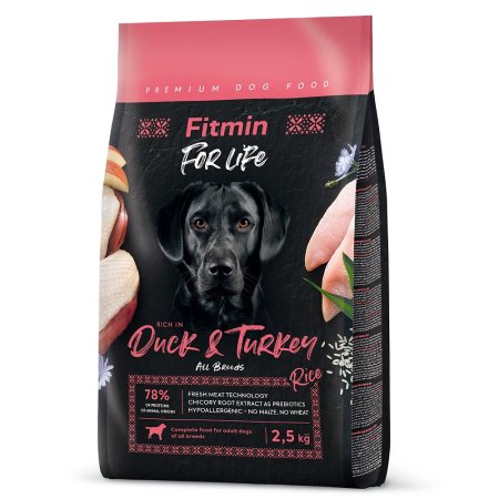 Fitmin dog For Life Duck & Turkey 2,5 kg