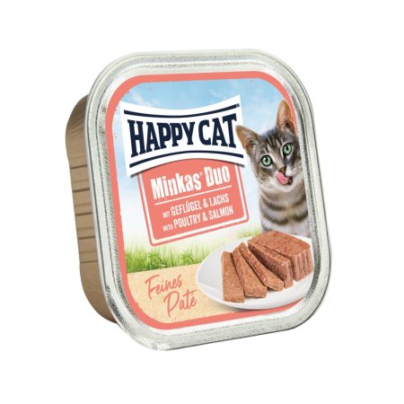 Happy Cat Duo Menu - Geflügel & Lachs 100 g