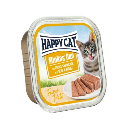 Happy Cat Duo Menu - Rind & Kaninchen 100 g