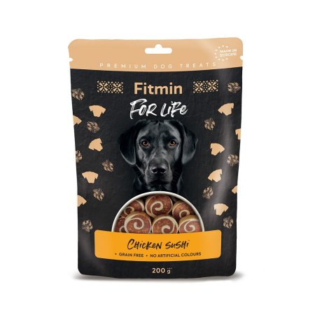 Fitmin dog For Life treat kuracie sushi 200 g