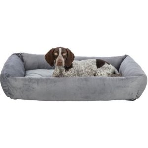Trixie Obdĺžnikový recyklovaný pelech LIONEL, fleece, sivá 105 x 80 cm