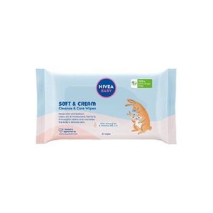 Nivea Baby ubrúsky čistiace Soft&Cream 57ks