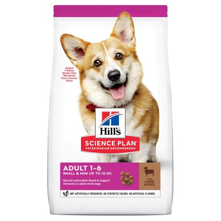 Hill’s Science Plan Canine Adult Small & Mini Lamb & Rice 6 kg (EXPIRÁCIA 08/2024)