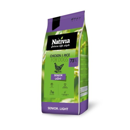 Nativia Dog Senior & Light 3 kg (EXPIRÁCIA 05/2024)