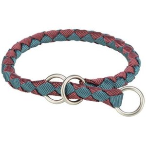Trixie Obojok CAVO okrúhly polosťahovací, sangria/petrolejová 25-31cm/ 12mm