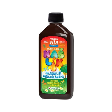 Vitar Maxi Vita Herbal Bylinný elixír Kašlík - detský 220 ml