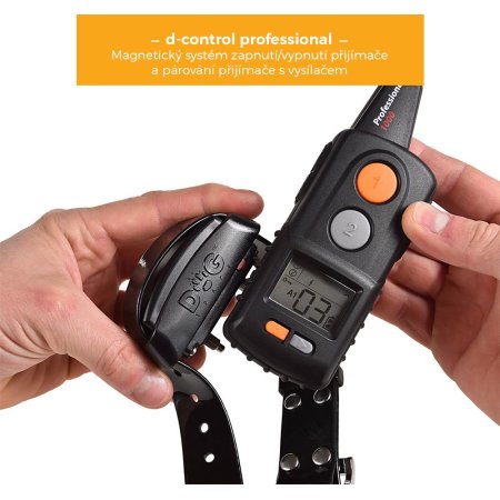 Dogtrace Elektronický výcvikový obojok d-control professional 2000 čierna