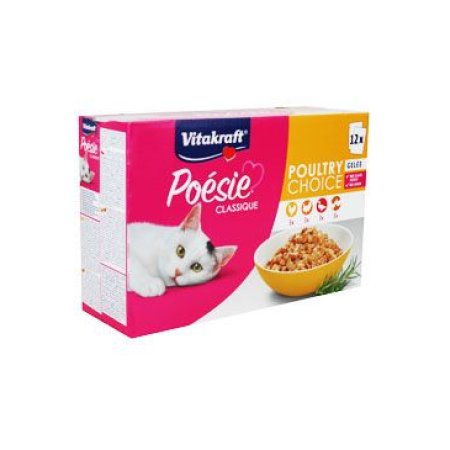 Vitakraft Cat Poézia Classique Gellée hydinová 12x85g