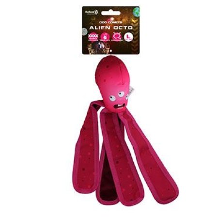Dog Comets Alien kalmáre ružová L/37cm
