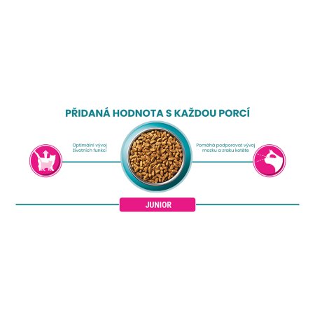 Purina One Bifensis Junior s kuraťom a celozrnnými obilninami 800 g