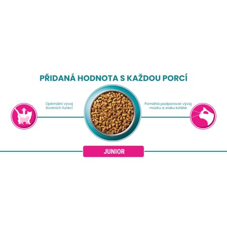Purina One Bifensis Junior s kuraťom a celozrnnými obilninami 800 g