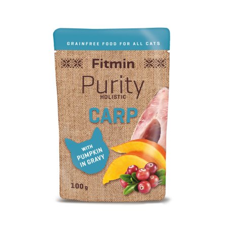 FITMIN CAT Purity vrecko s kaprom a tekvicou 100 g