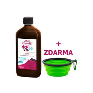 VITAR Veterinae Artivit Sirup 500 ml + cestovná miska ZADARMO