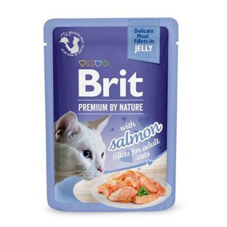 Brit Premium Cat D Filety v Jelly with Salmon 85g