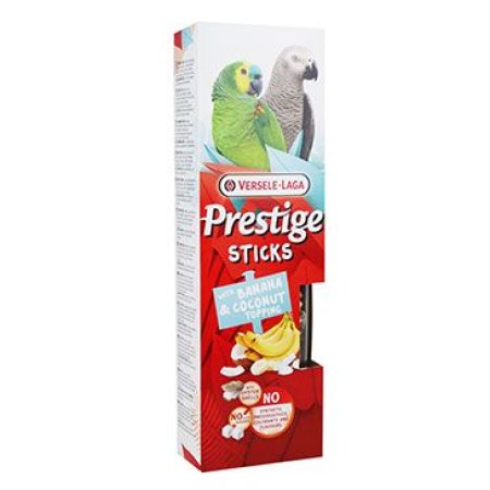 VL Prestige Sticks pre veľké papagáje Ban.&Cocon.2x70g