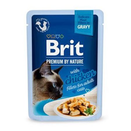 Brit Premium Cat D Filety v Gravy with Chicken 85g