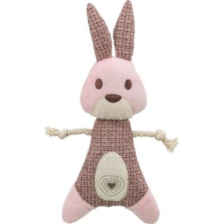 Trixie Rabbit - králik, 24 cm, hračka bez zvuku, látka/plyš, ružová