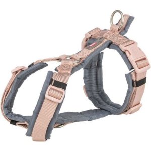 Trixie Premium trekingový postroj, telová/grafit 32-38 cm/13 mm
