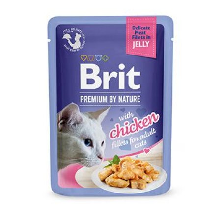 Brit Premium Cat D Filety v Jelly with Chicken 85g