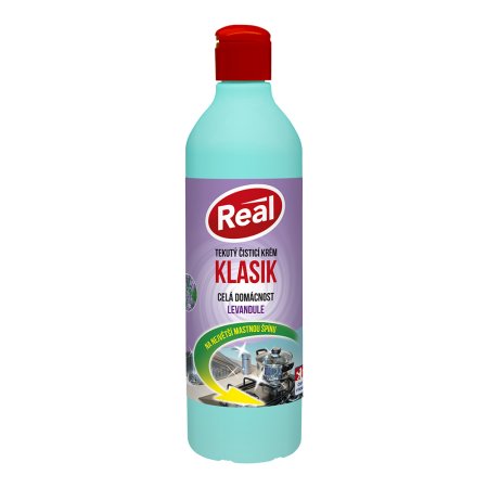 Písek na nádobí Real krém classic levandule 600ml