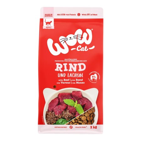 WOW Cat granule Hovädzie so špenátom Adult 2kg