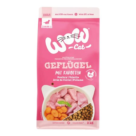 WOW Cat granule Hydinové Kitten/Junior 325g