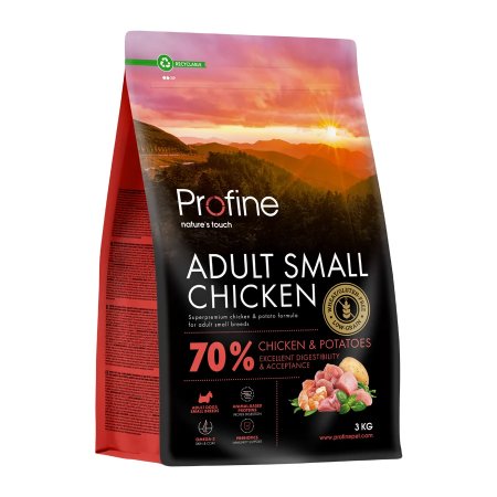 Profine Dog Dry Adult Small Chicken 3kg